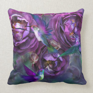 A Rose Named Violette Art Decorator Pillow