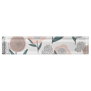 A rose nameplate