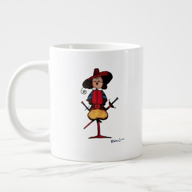 A Rough Swashbuckler Large Coffee Mug (Left)