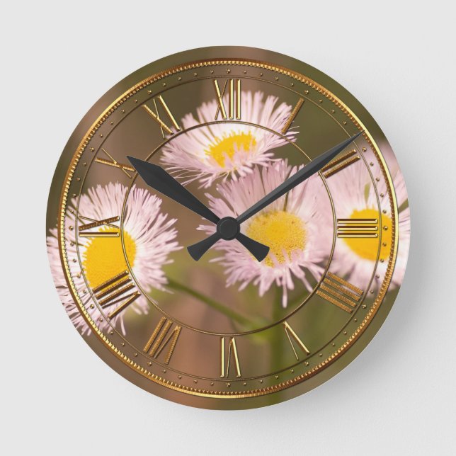 a round clock (Front)