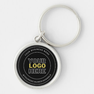 A round professional custom branded Key Ring