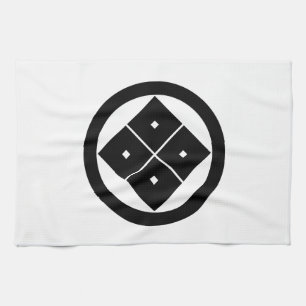 a rounded corner tea towel