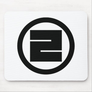 a rounded square mouse pad