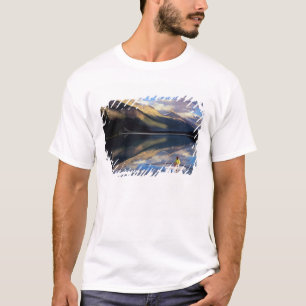 A rower on Banff Lake in the Canada MR) T-Shirt