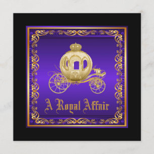 A Royal Affair Prom Invitation