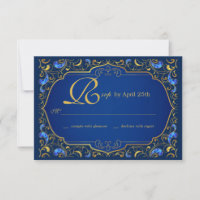 A Royal Affair RSVP Cards