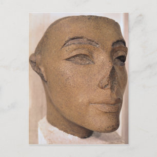 A royal head, possibly of Nefertiti, from Postcard