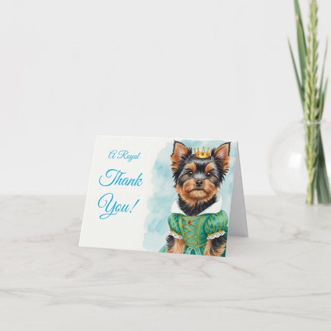 A Royal Thank You Card (Front)