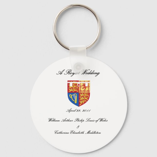 A Royal Wedding Key Ring (Front)