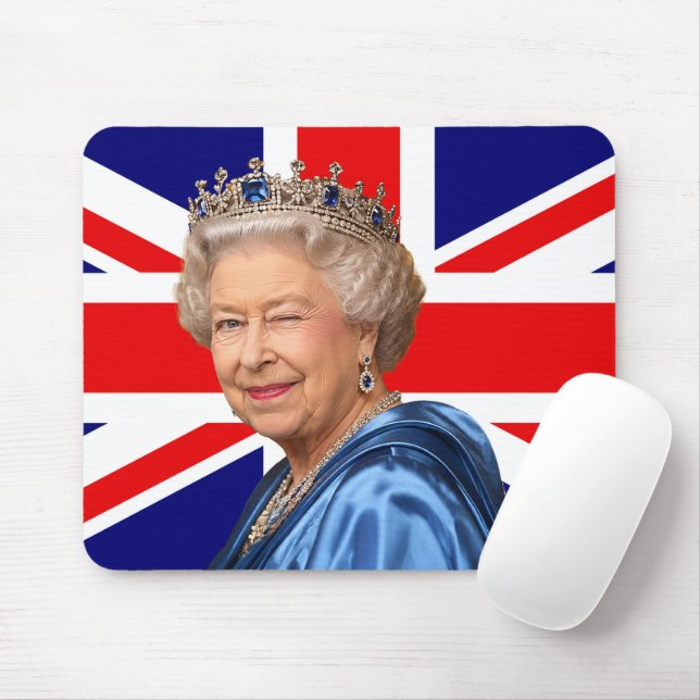 A Royal Wink No 2 British Flag Mouse Pad (With Mouse)