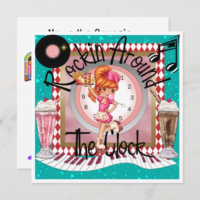 A Royally Rockin' Party - SRF Invitation (Front/Back)