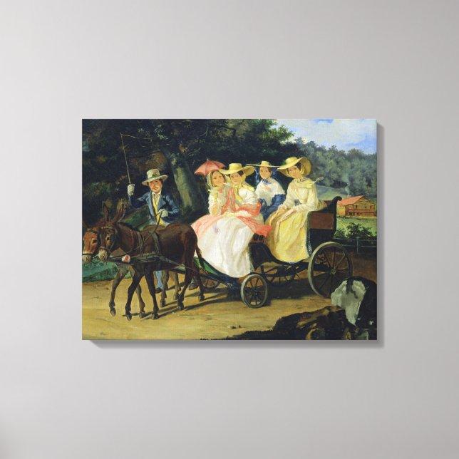 A Run, 1845-46 Canvas Print (Front)