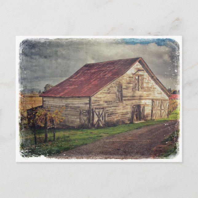 A Rustic Barn Postcard (Front)