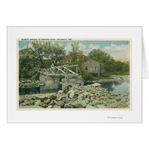A Rustic Bridge at Perkins Cove Scene
