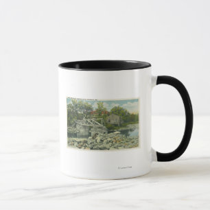 A Rustic Bridge at Perkins Cove Scene Mug