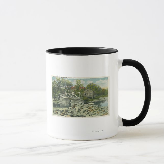A Rustic Bridge at Perkins Cove Scene Mug (Right)
