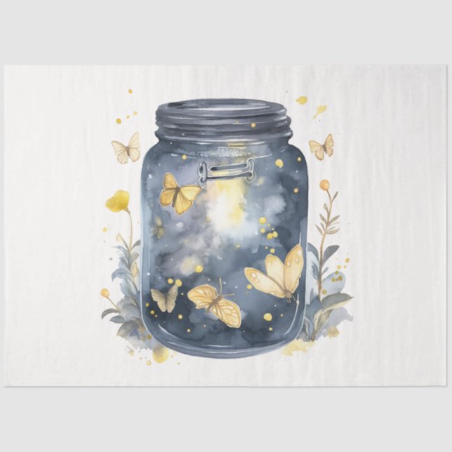 A Rustic Firefly Series Design 3 Tissue Paper (Front)