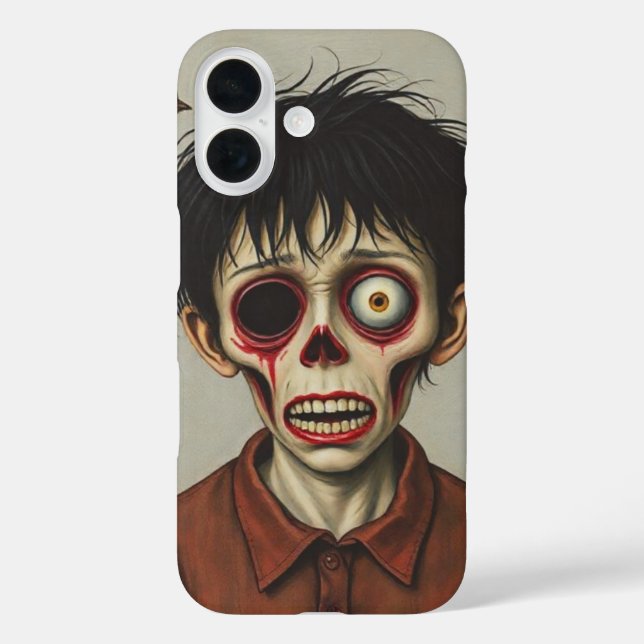 A sad one eyed boy Case-Mate iPhone case (Back)