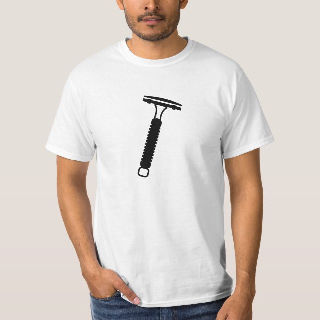 A Safety Razor Tee 2 - Light (Front)