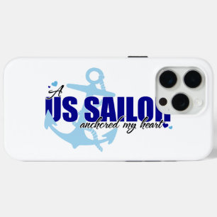 A Sailor Anchored My Heart iPhone 15 Pro Max Case
