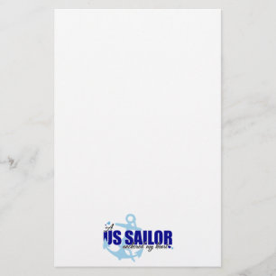 A Sailor Anchored My Heart Stationery