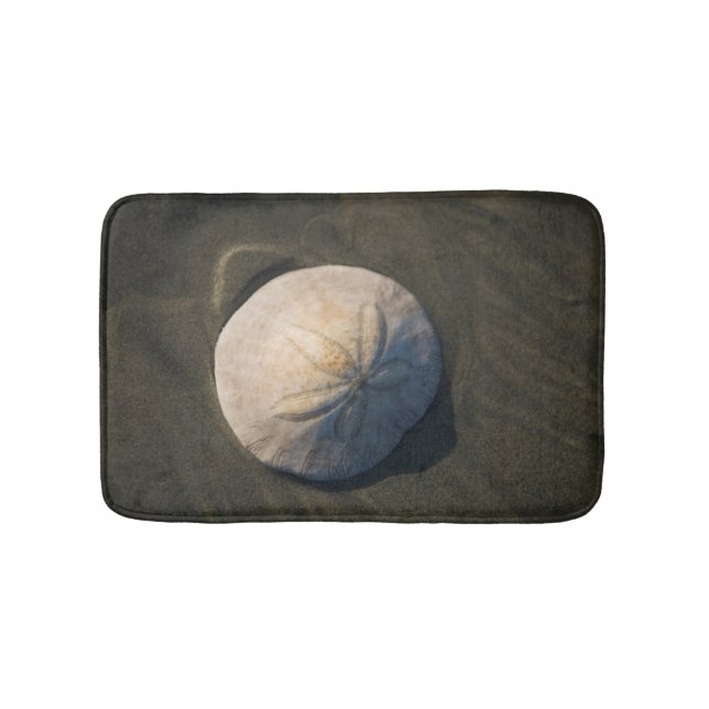 A Sand Dollar On The Beach Bath Mat (Front)