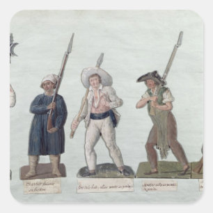 A Sans Culotte with his Pike, a Carter Square Sticker