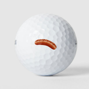 A sausage golf balls