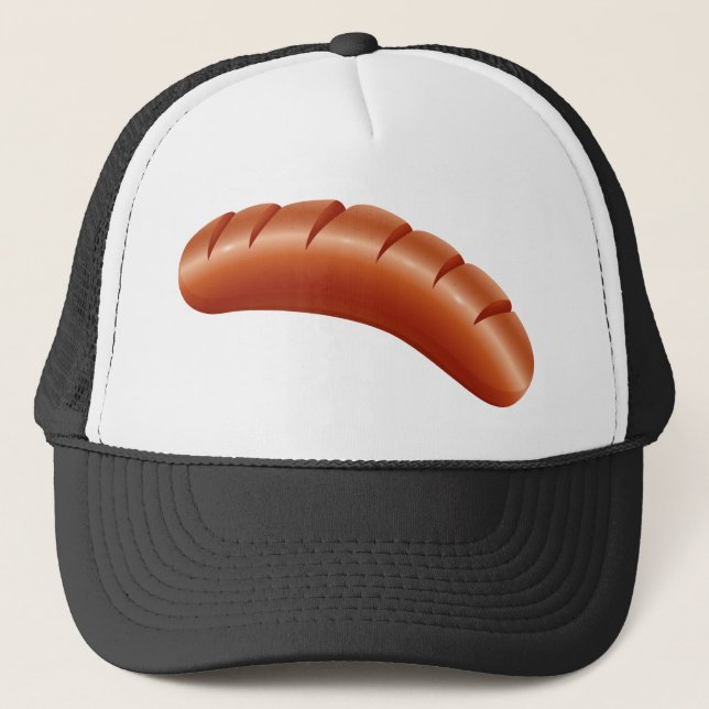 A sausage trucker hat (Front)