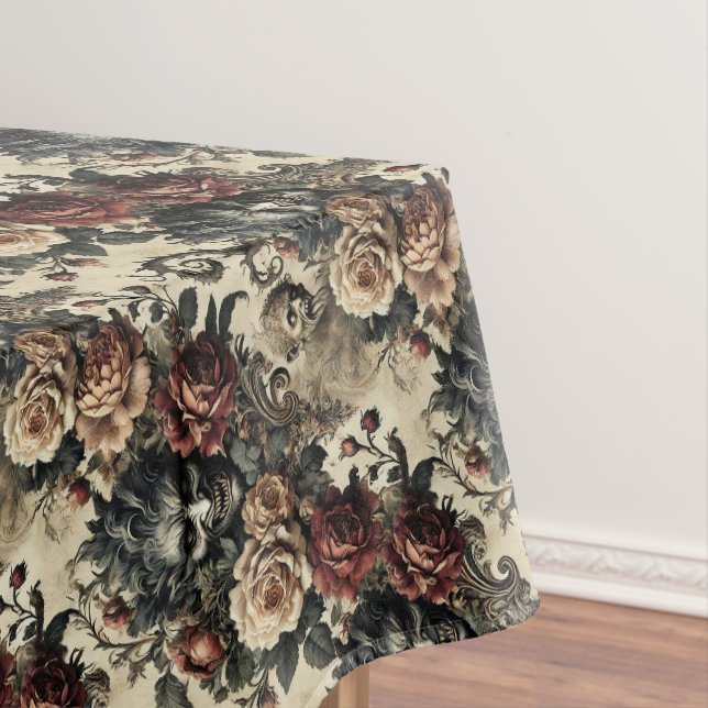 A Savage Sanctum – Gothic Medium Pattern Tablecloth (In Situ)