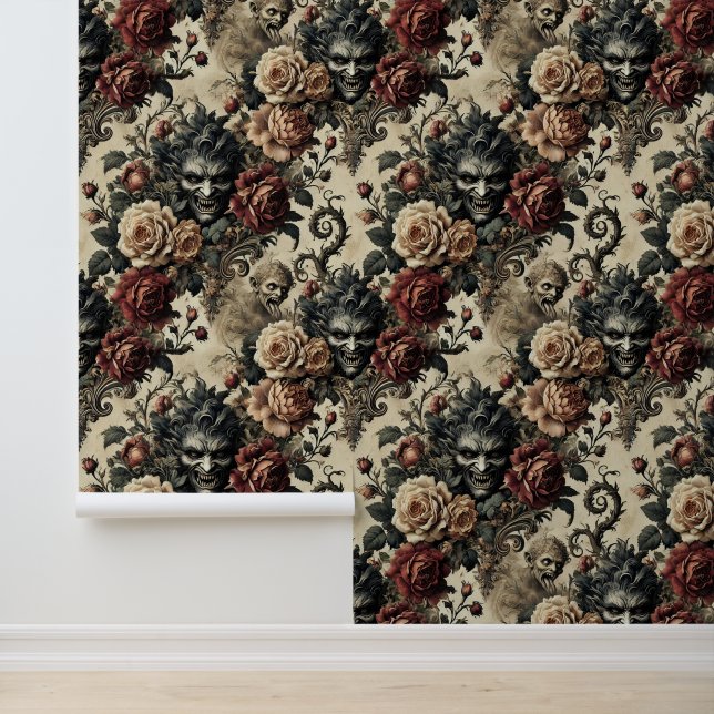 A Savage Sanctum – Gothic Victorian Design  Wallpaper (Application)