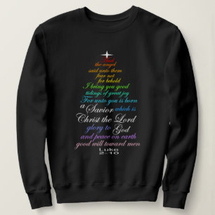 A Saviour is Born Luke 2-11 Christmas Tree Shirts
