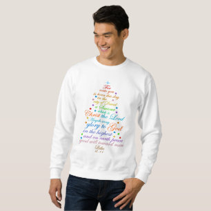 A Saviour is Born Luke 2-11 Christmas Tree Shirts