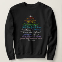 A Saviour is Born Luke 2-11 Christmas Tree Shirts