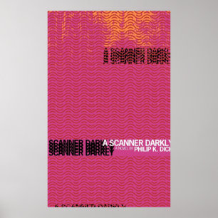 A Scanner Darkly Book cover design Poster