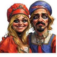 A Scary Venetian Halloween Caricature Party 