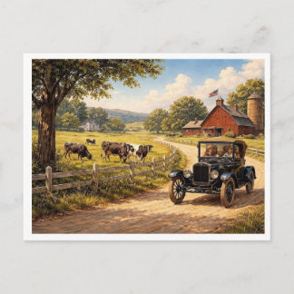 A scene from American life. Postcard