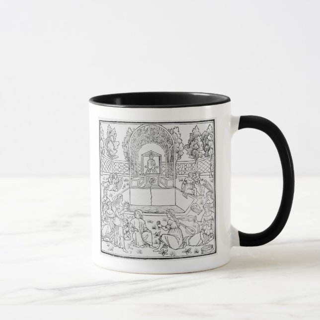 A Scene from the Decameron Mug (Right)