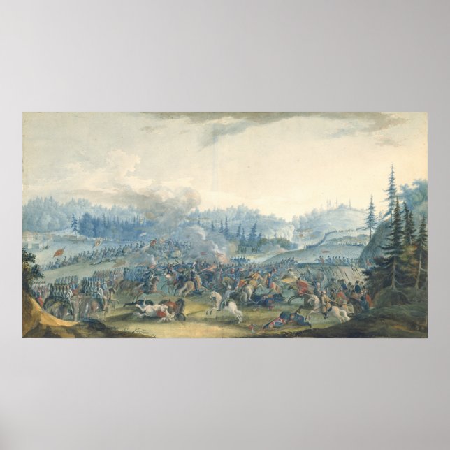 A scene from the Russian-Turkish War, 1801 Poster (Front)