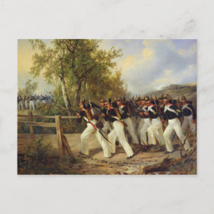 A Scene from the soldier's life, 1849 Postcard