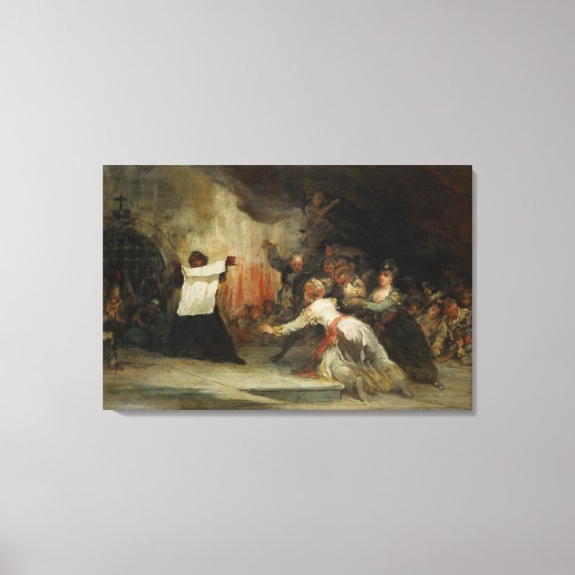 A Scene of Exorcism (see also 59715) Canvas Print (Front)