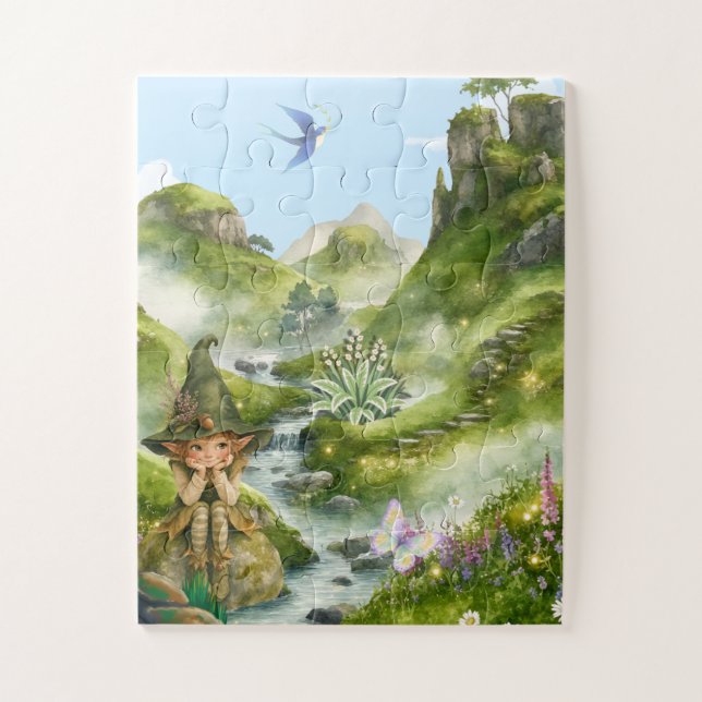 A scene of fantasy  jigsaw puzzle (Vertical)