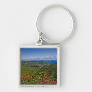 A scenic of Cruse Bay, St. John U.S Virgin Key Ring