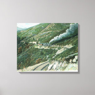 A Scenic Railway ViewMt. Tamalpais, CA Canvas Print