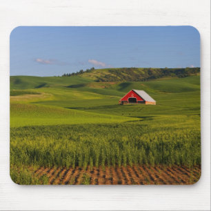 A scenic view of a barn in Moscow Idaho. Mouse Pad