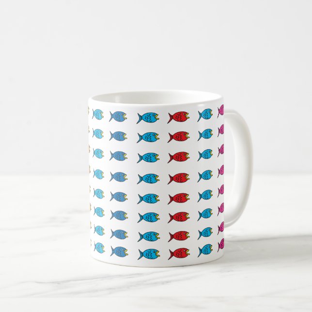 A School of Fish Mug (Front Right)