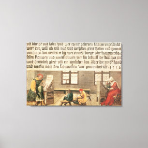 A School Teacher Canvas Print