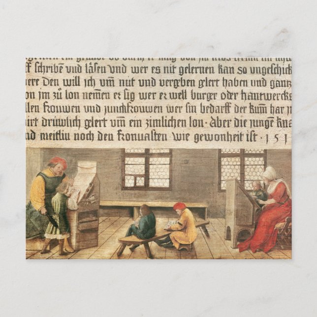 A School Teacher Postcard (Front)