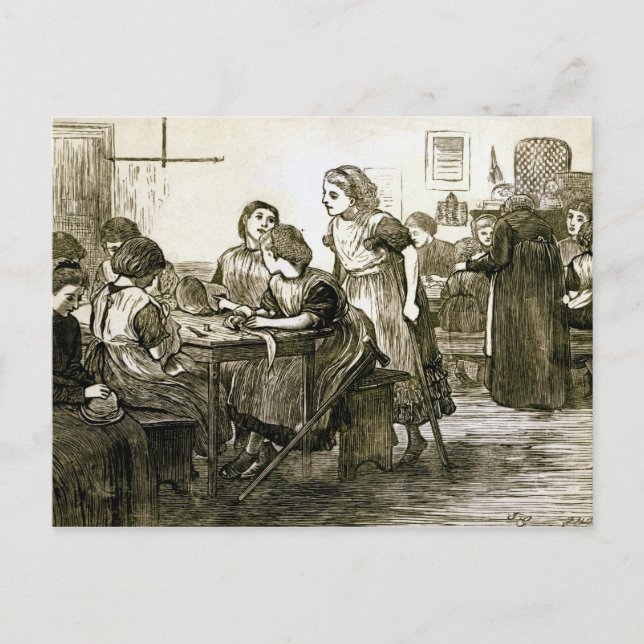 A Schoolroom Postcard (Front)