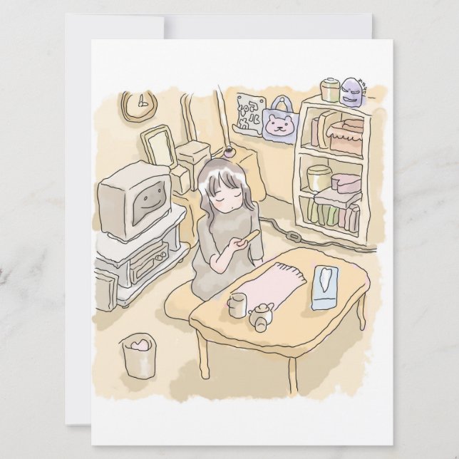 a scooping room card (Front)